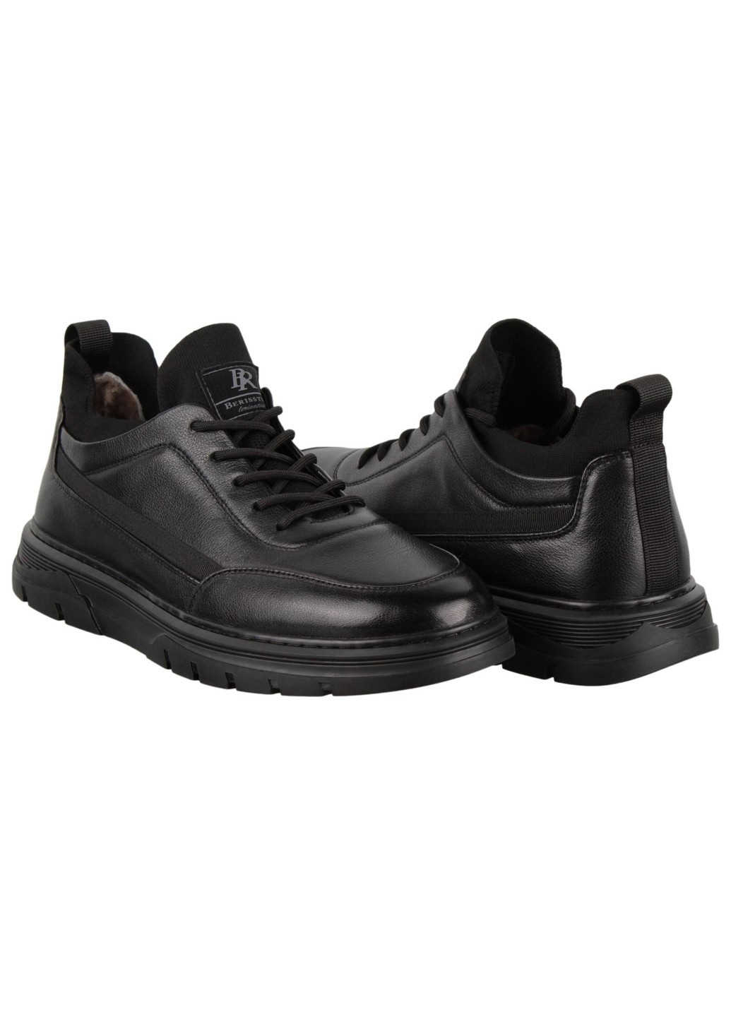 Черные зимние мужские ботинки 198607 Berisstini