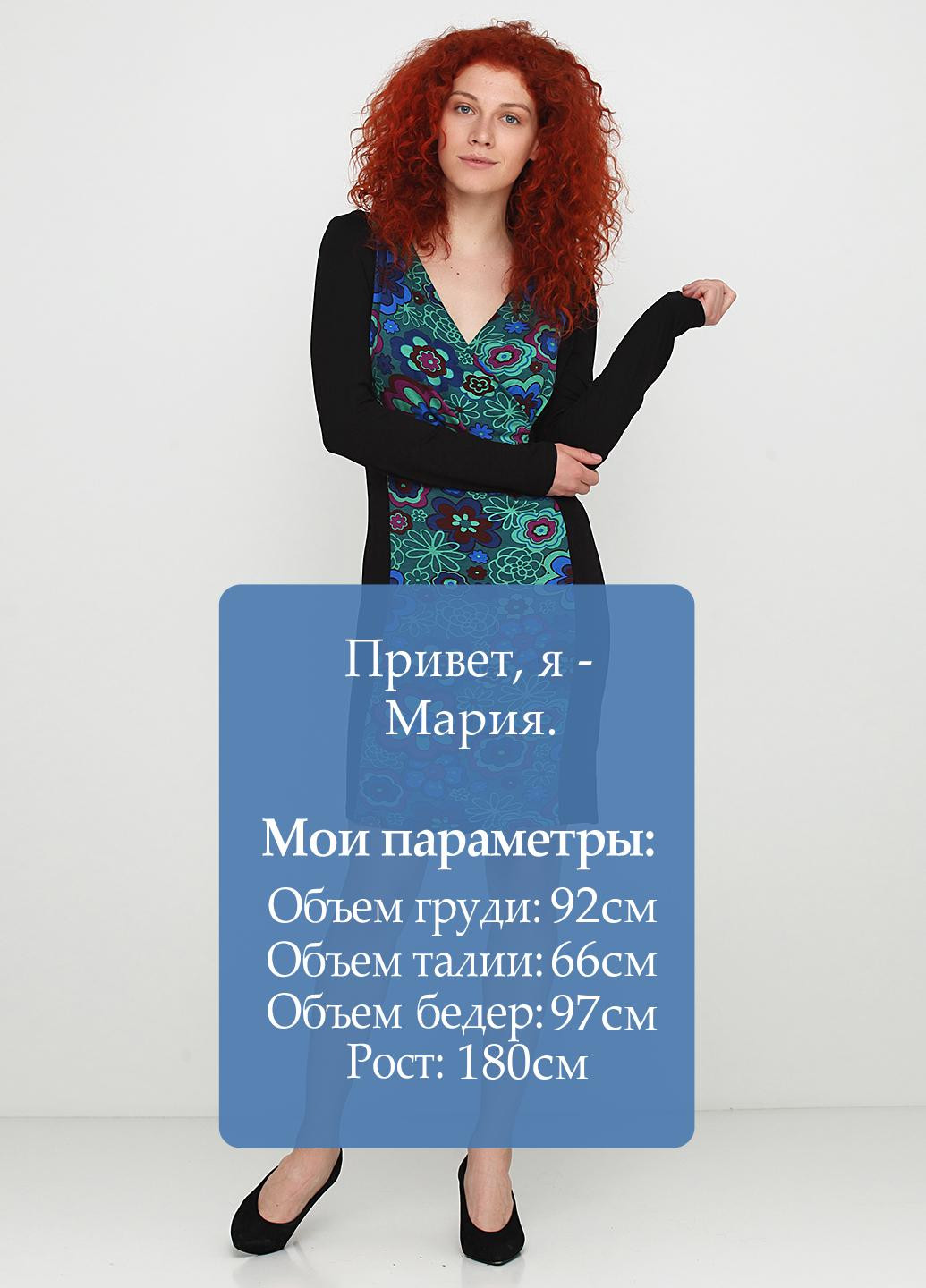 Черное кэжуал платье с длинным рукавом Anna Field