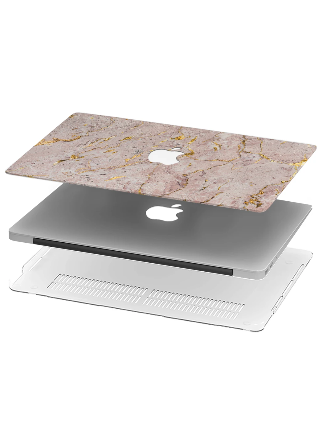Чехол пластиковый для Apple MacBook Pro Retina 13 A1502 / А1425 Бежевый мрамор (Beige marble) (6352-2332) MobiPrint (218858160)