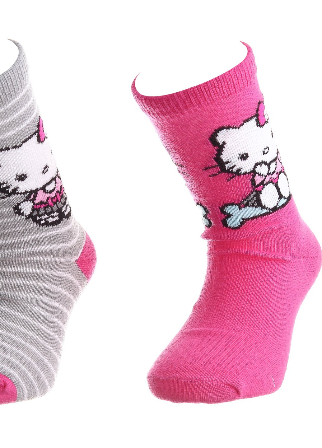 Шкарпетки Socks 2-pack 31-35 magenta/gray 36762-1 Hello Kitty (254670660)