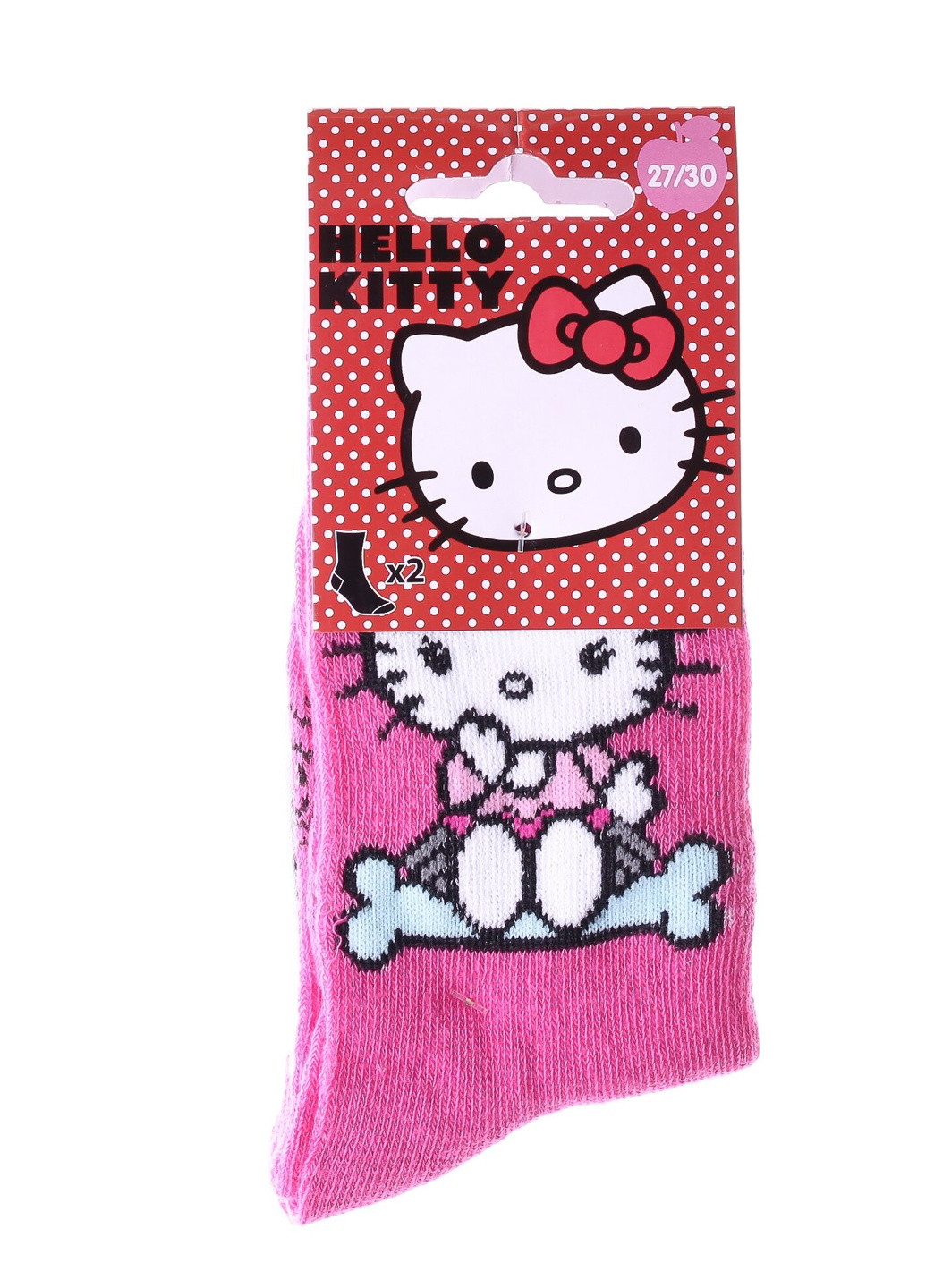 Носки Socks 2-pack 31-35 magenta/gray 36762-1 Hello Kitty (254670660)