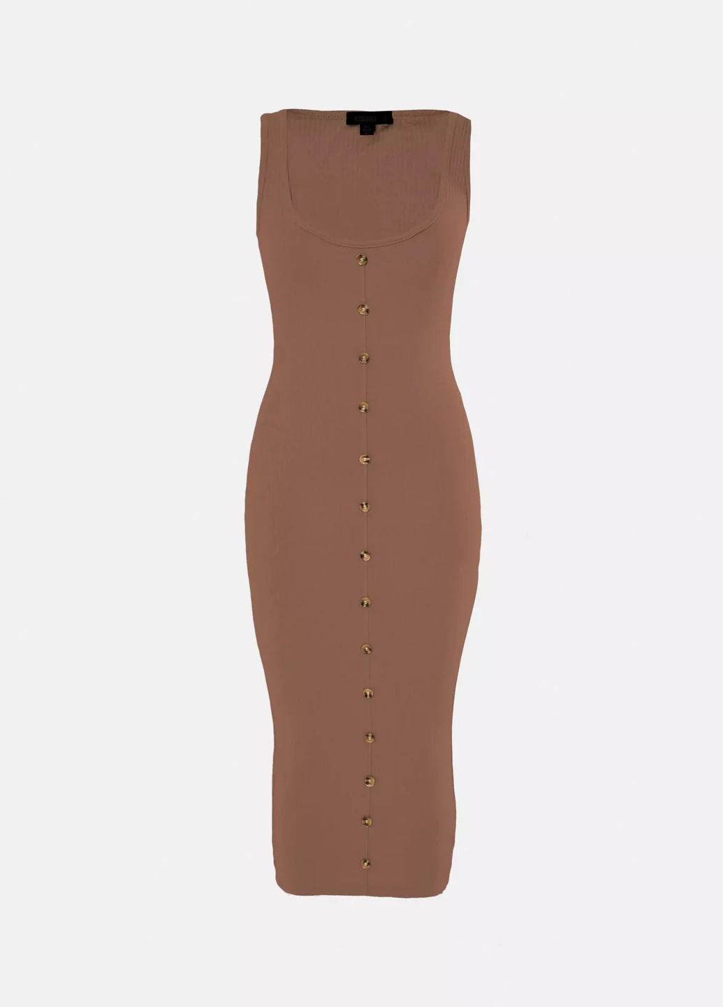 Коричневое кэжуал платье Missguided