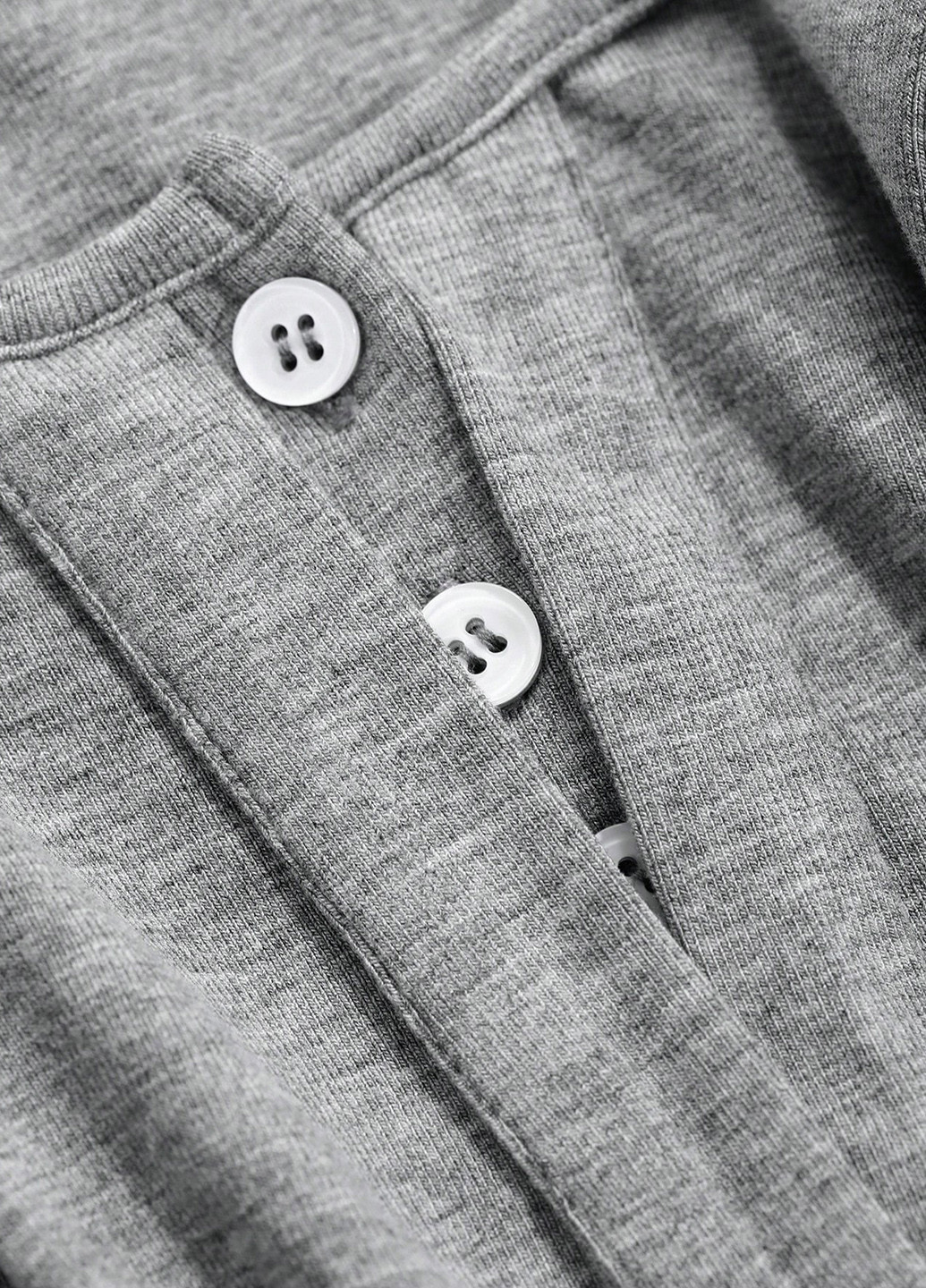 Сіра домашній сукня з спідницею-сонце, силуетна SHEIN меланжева