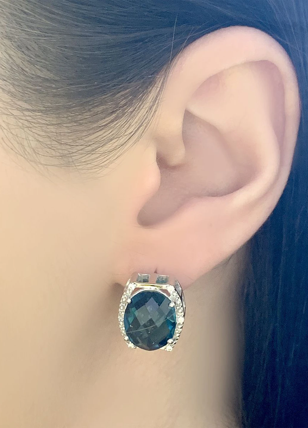 Сережки Silver Flame (152533062)