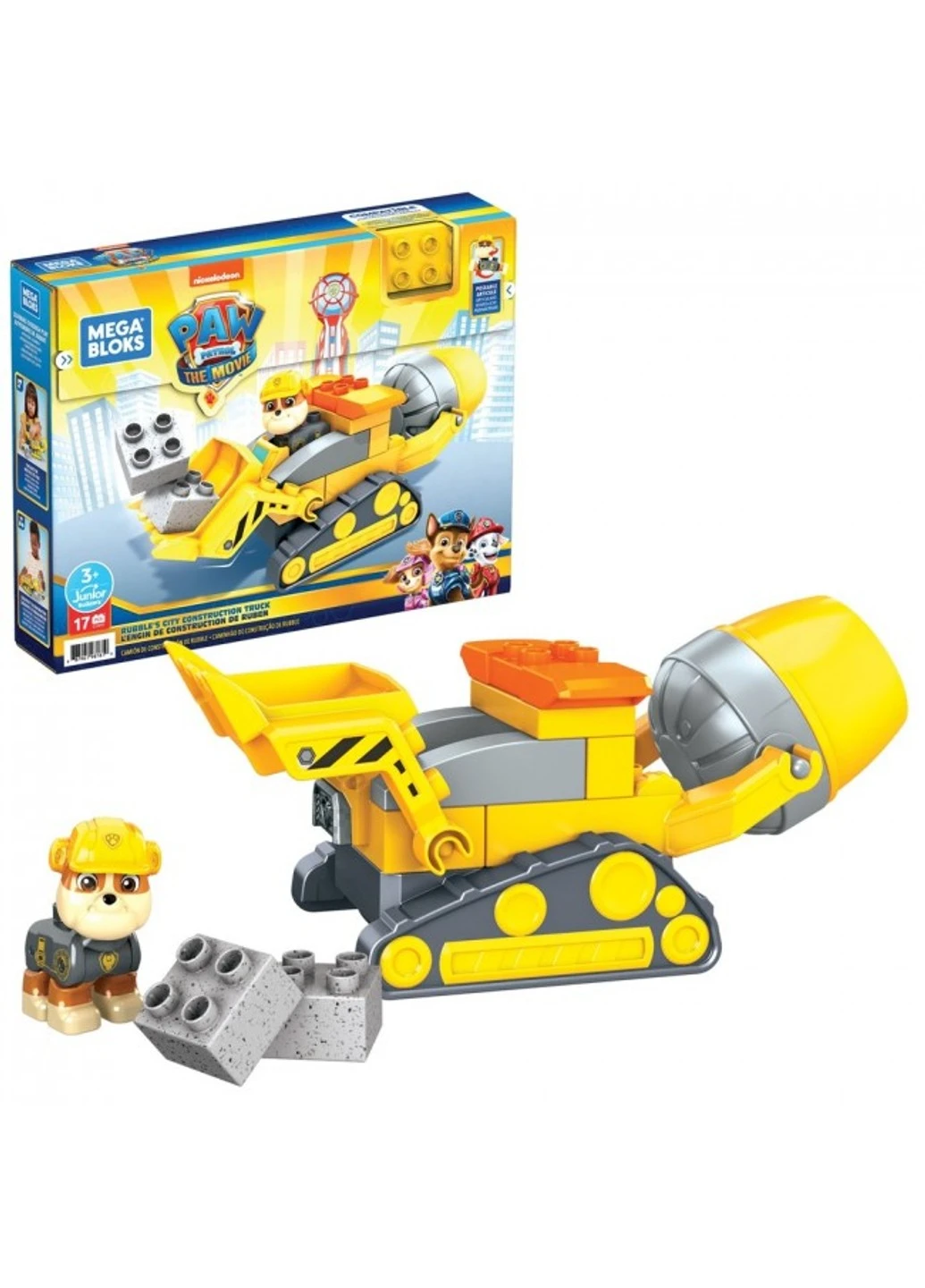 Будівельна вантажівка Кремеза з м/с "Щенячий патруль" Mega Bloks GYW91 (887961981810) Paw Patrol (253637109)