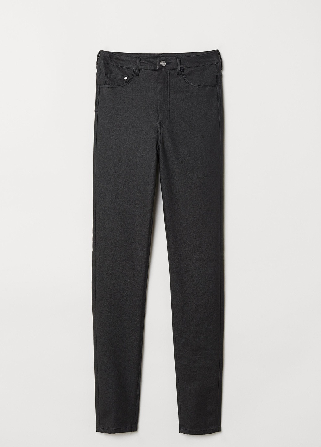 Джегінси H&M однотонні чорні джинсові віскоза