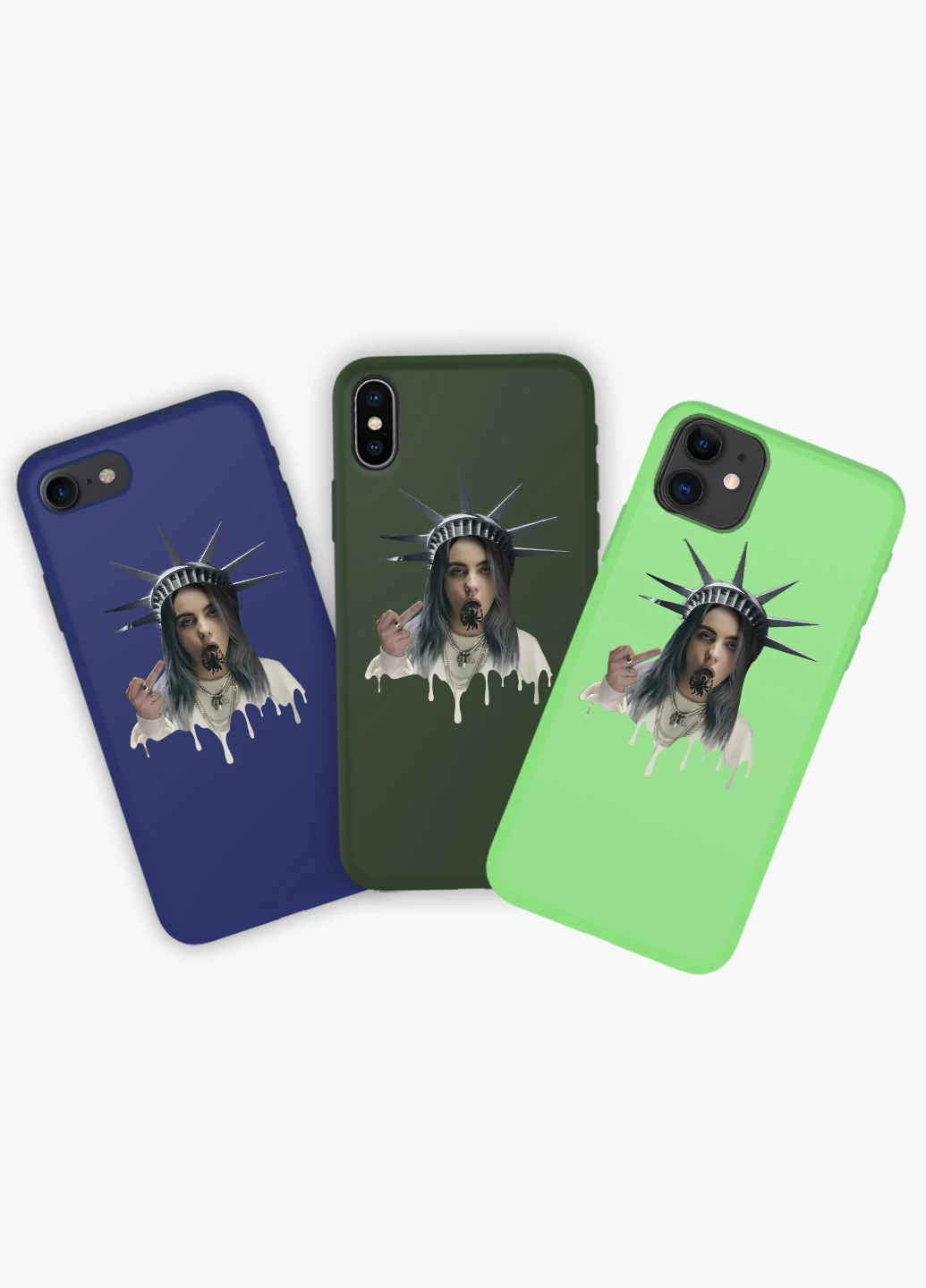 Чехол силиконовый Apple Iphone 11 Pro Билли Айлиш Ренессанс (Billie Eilish Renaissance) (9231-1583) MobiPrint (219538885)