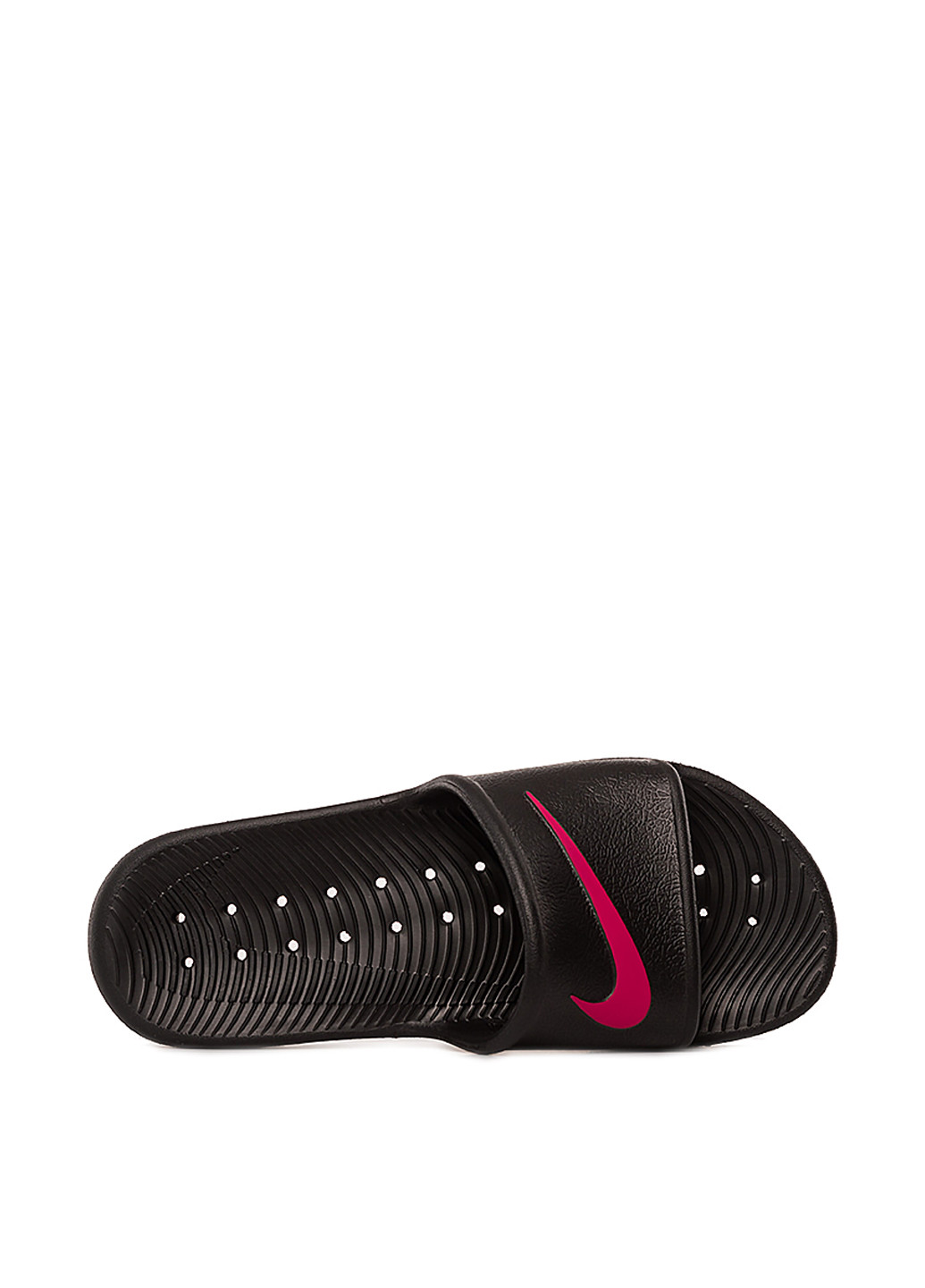 Черные пляжные шлепанцы Nike с логотипом