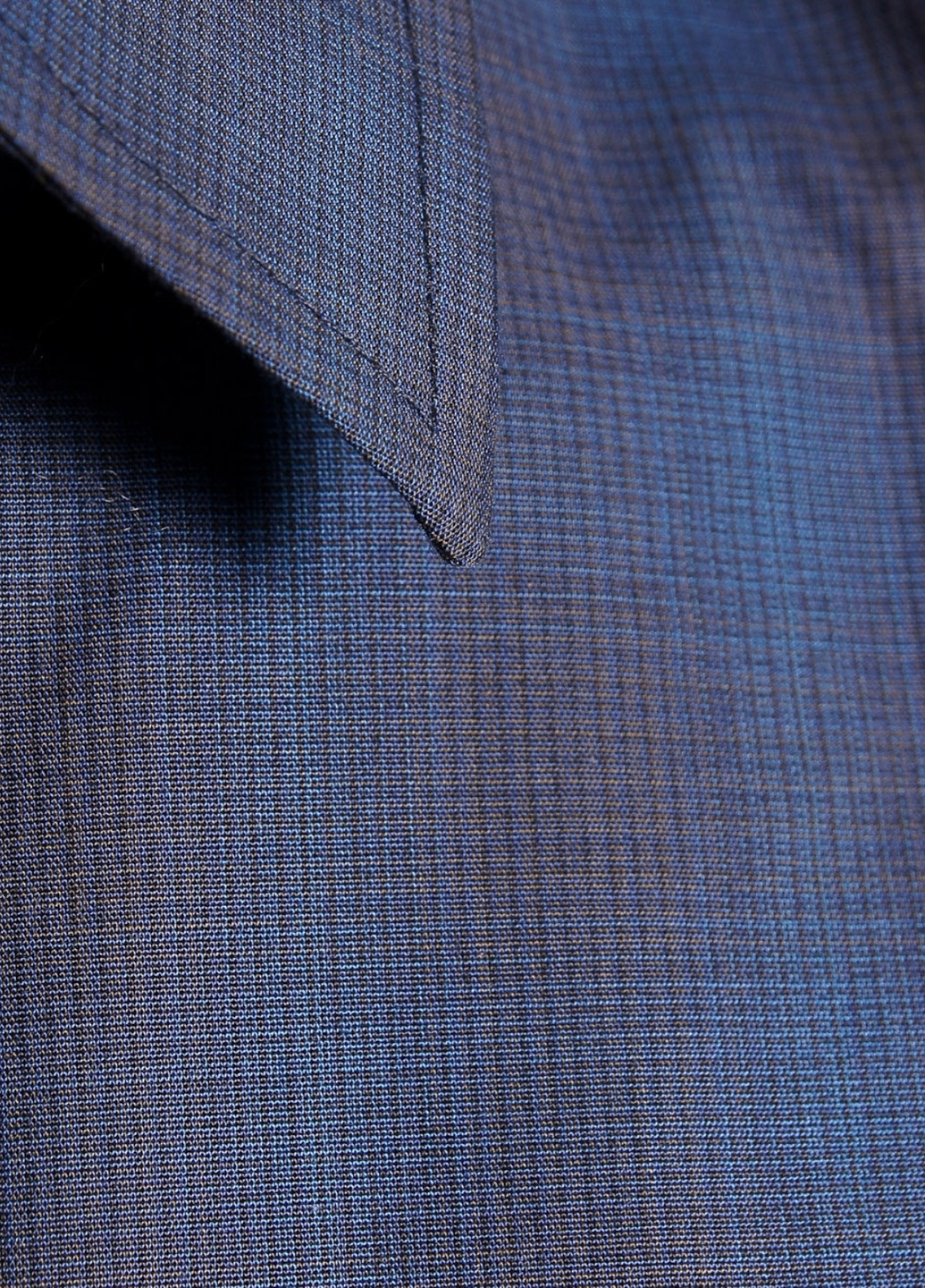 Темно-синяя классическая рубашка в клетку Primo Emporio