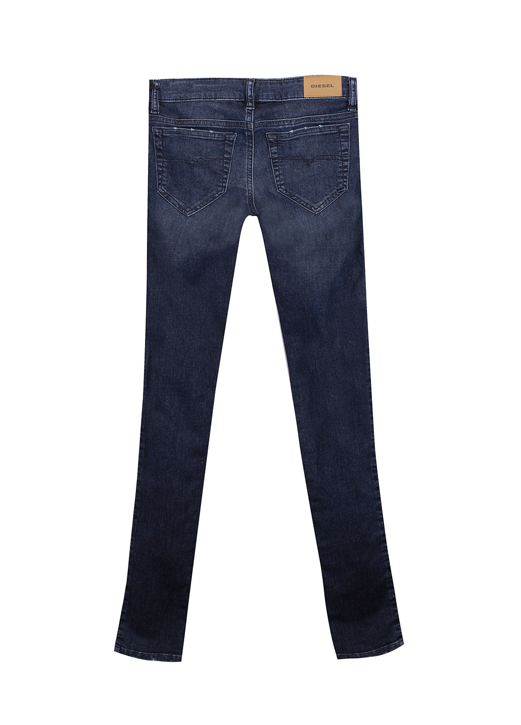 Темно-синие демисезонные скинни джинсы Diesel
