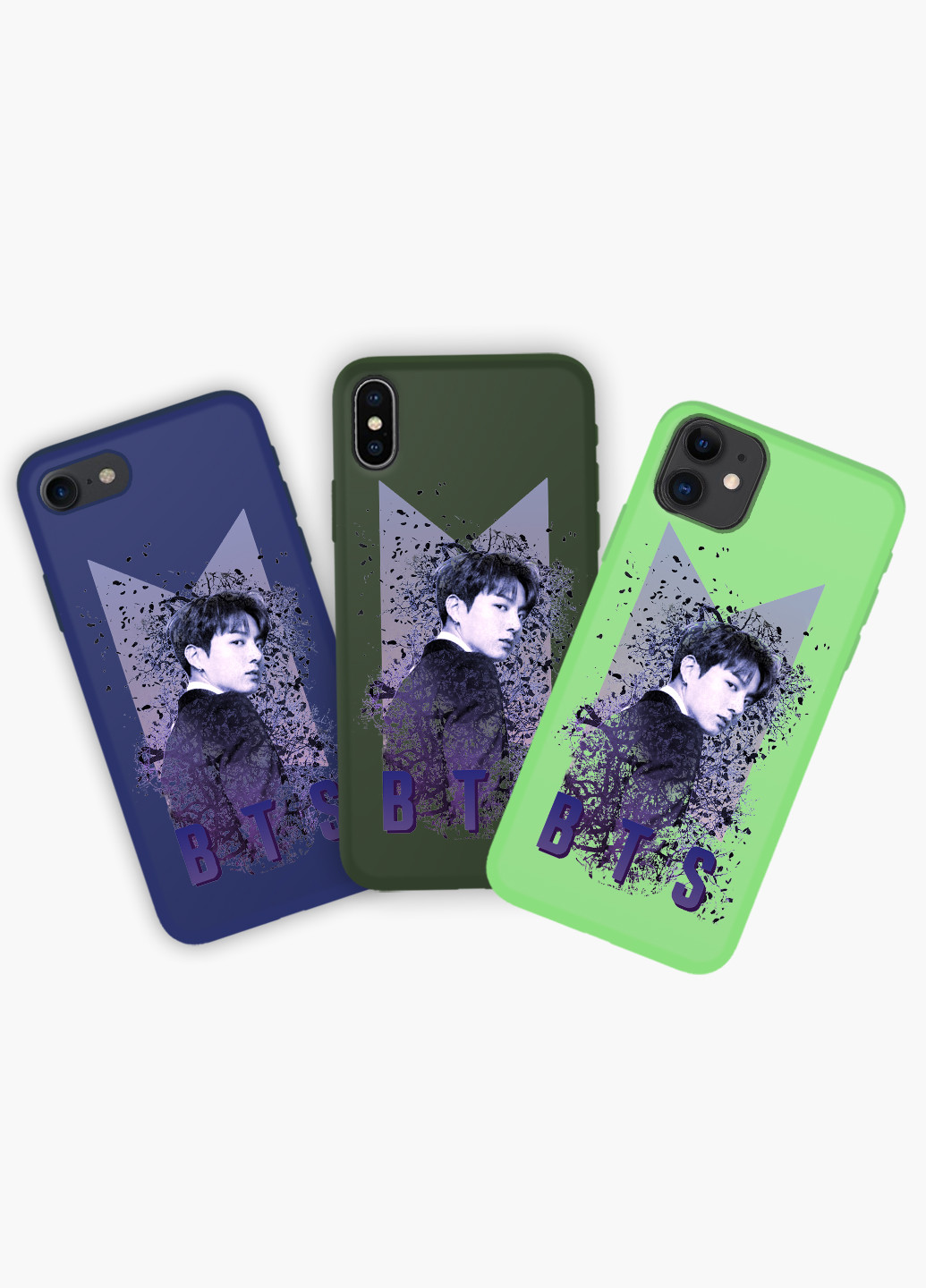 Чехол силиконовый Apple Iphone 11 Pro БТС (BTS) (9231-1065) MobiPrint (219336088)