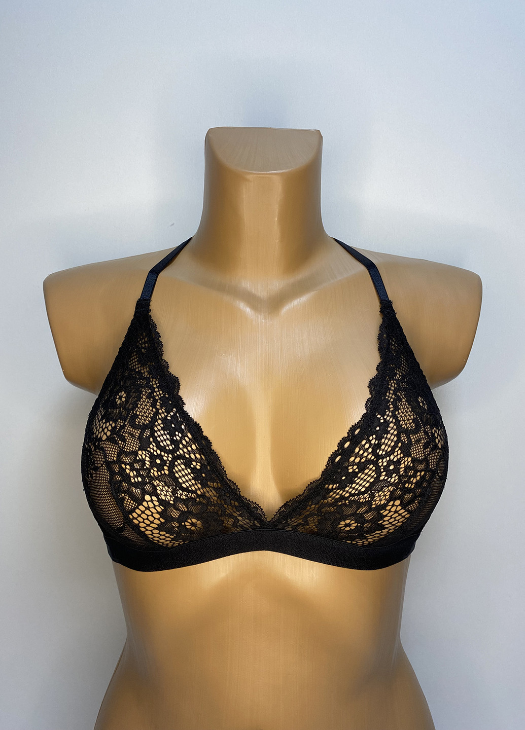 Чорний тріенджел бюстгальтер Jette без кісточок поліамід