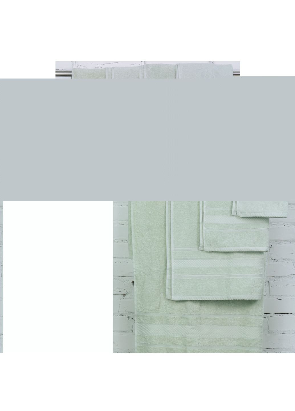 Mirson полотенце набор банный №5008 softness menthol 40x70, 50x90, 70x140, 10 (2200003183320) мятный производство - Украина