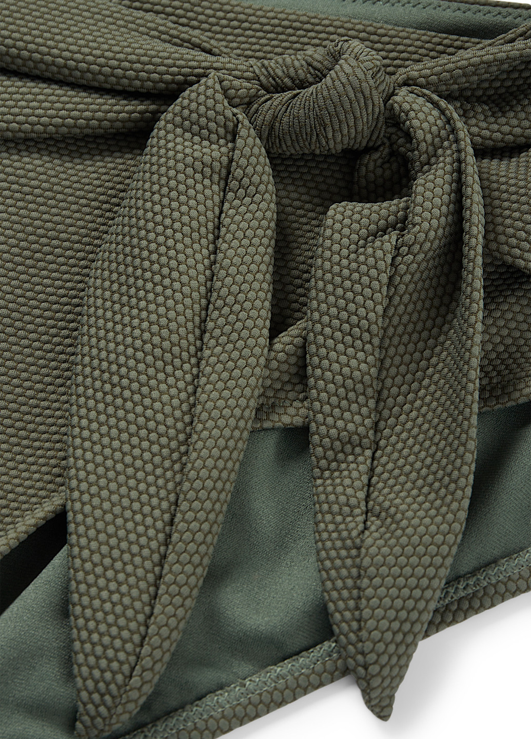 Оливковые (хаки) купальные трусики-плавки однотонные C&A