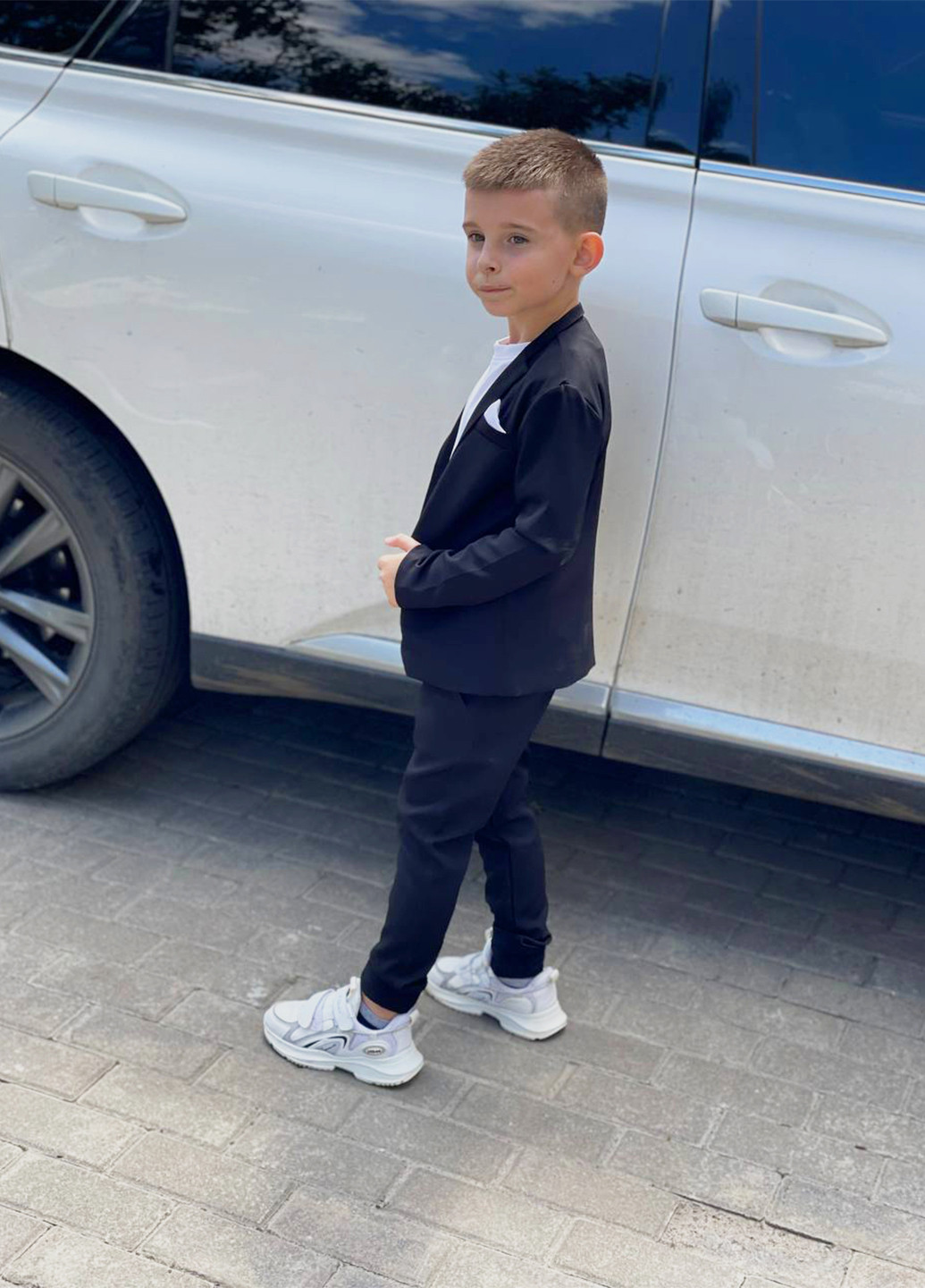 Черный демисезонный костюм (пиджак, брюки) брючный BRAZERS