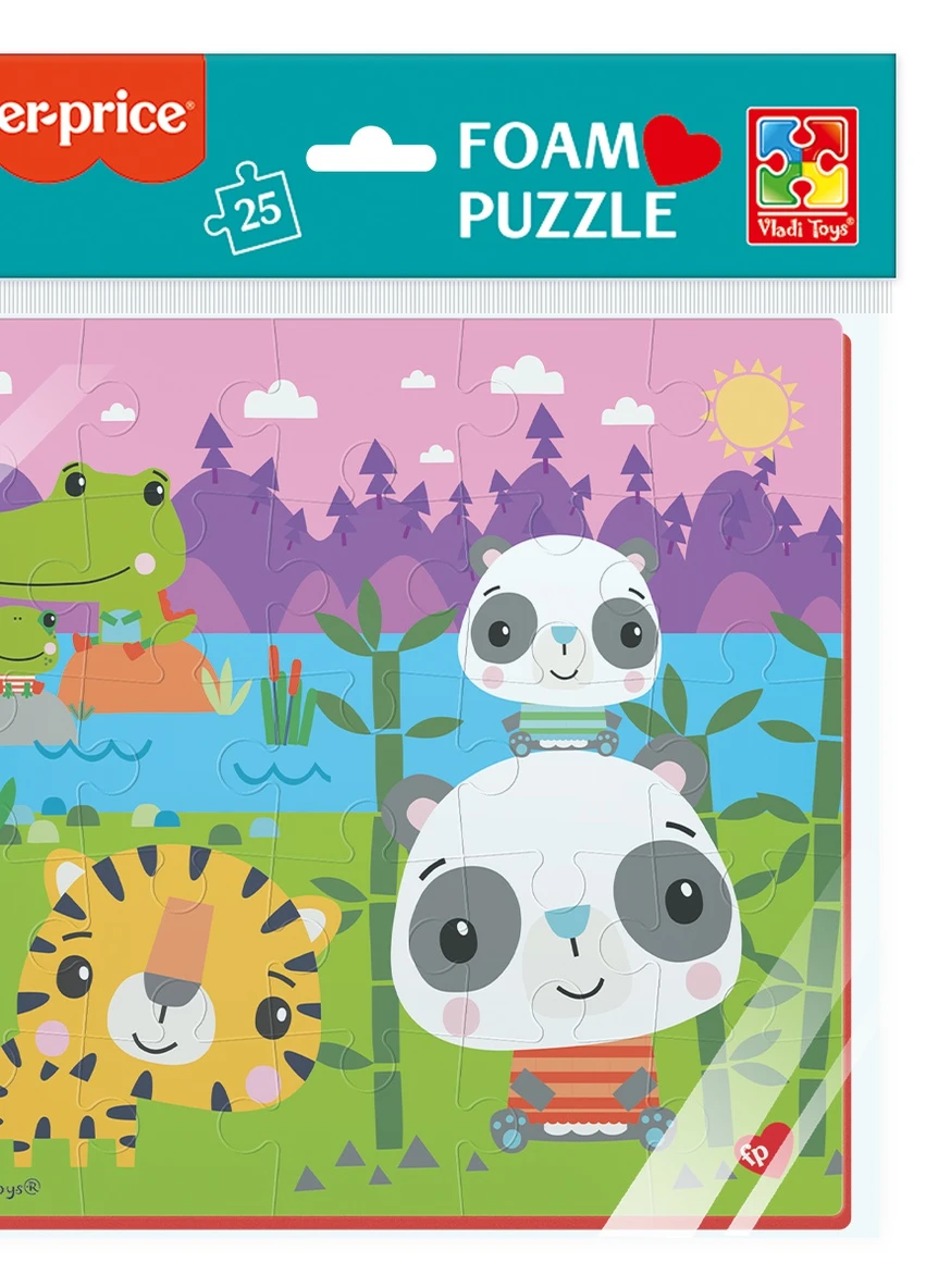 Мягкие пазлы "Fisher Price. Панды" VT1109-03 (англ) Vladi toys (233105808)