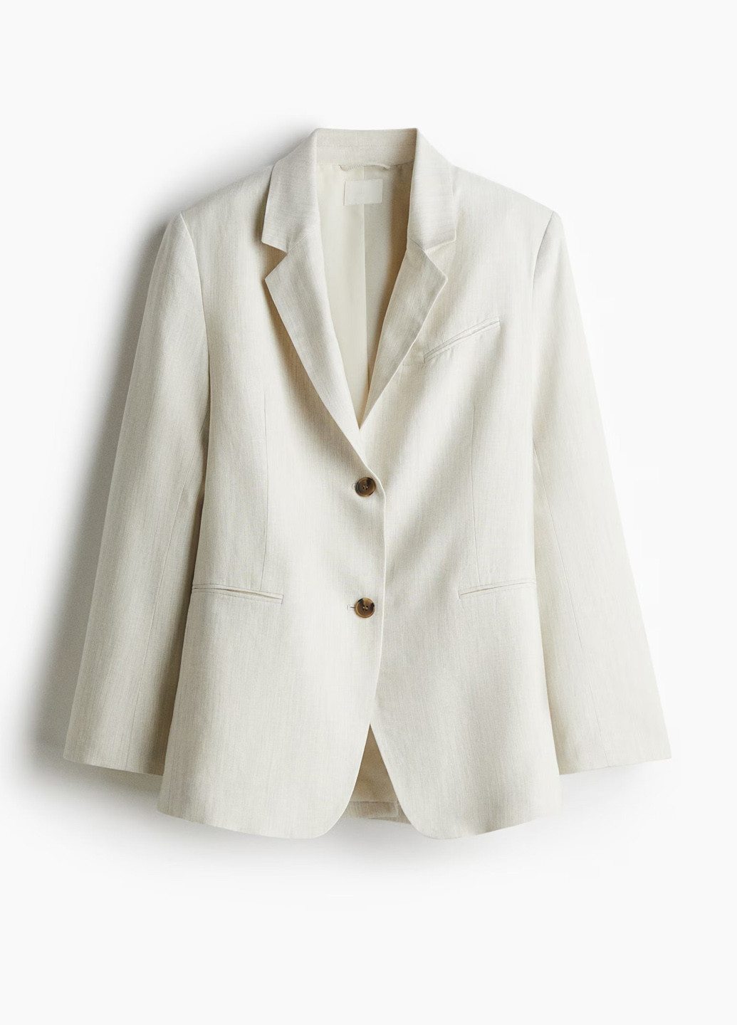 Светло-бежевый женский жакет H&M однотонный - демисезонный