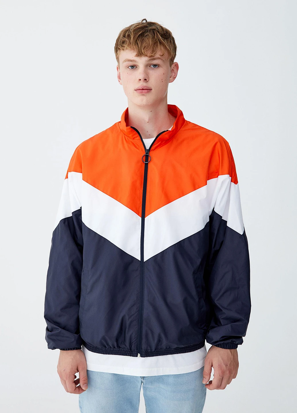 Комбінована демісезонна вітровка Pull & Bear