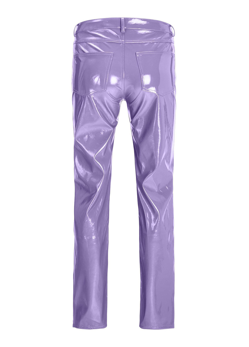 Фиолетовые кэжуал демисезонные прямые брюки JJXX
