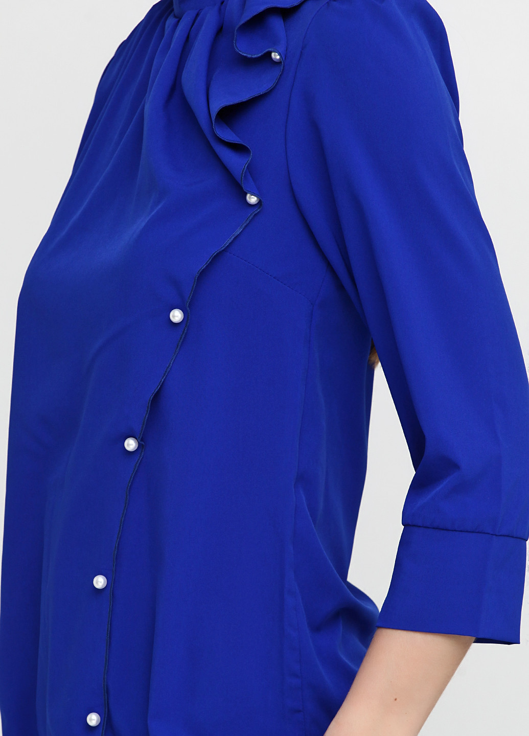 Синяя демисезонная блуза LARIC