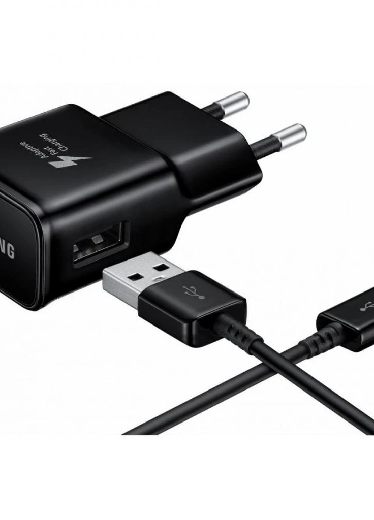 Зарядний пристрій 2A + Type-C Cable (Fast Charging) Black (EP-TA20EBECGRU) Samsung (216637509)