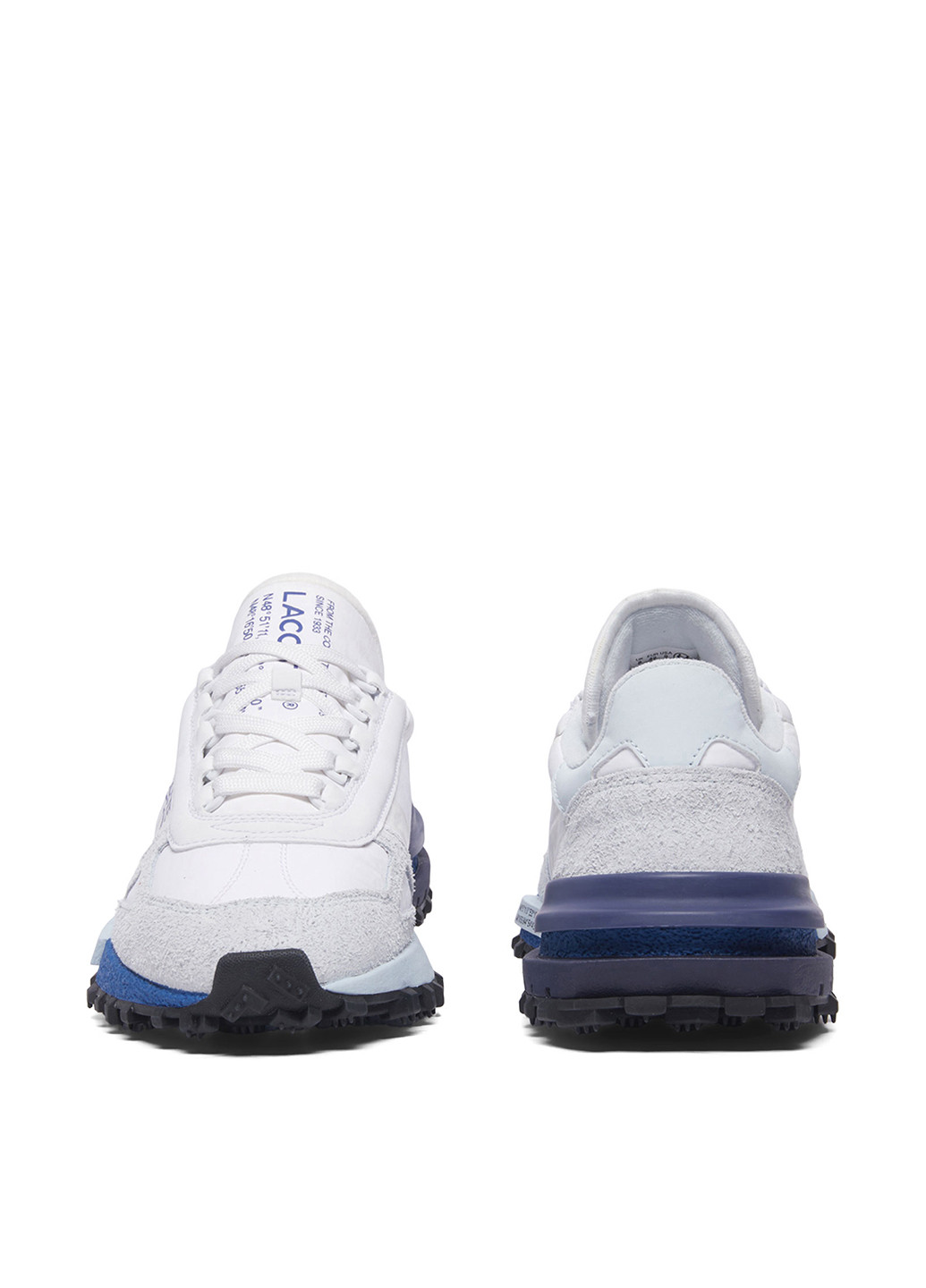 Белые демисезонные кроссовки Lacoste Elite Active