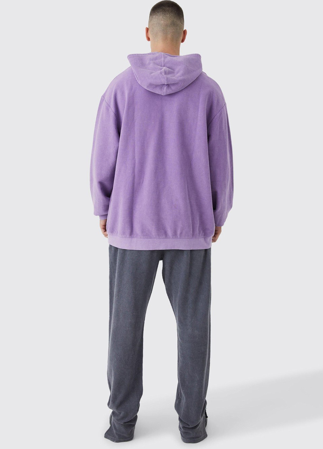 Серые кэжуал демисезонные прямые брюки Boohoo