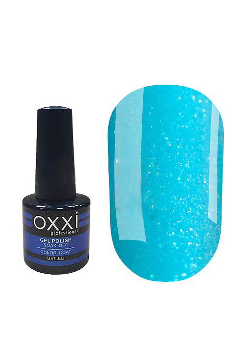 Гель-лак для ногтей №152 (яркий голубой с микроблеском), 8 мл OXXI (82321319)
