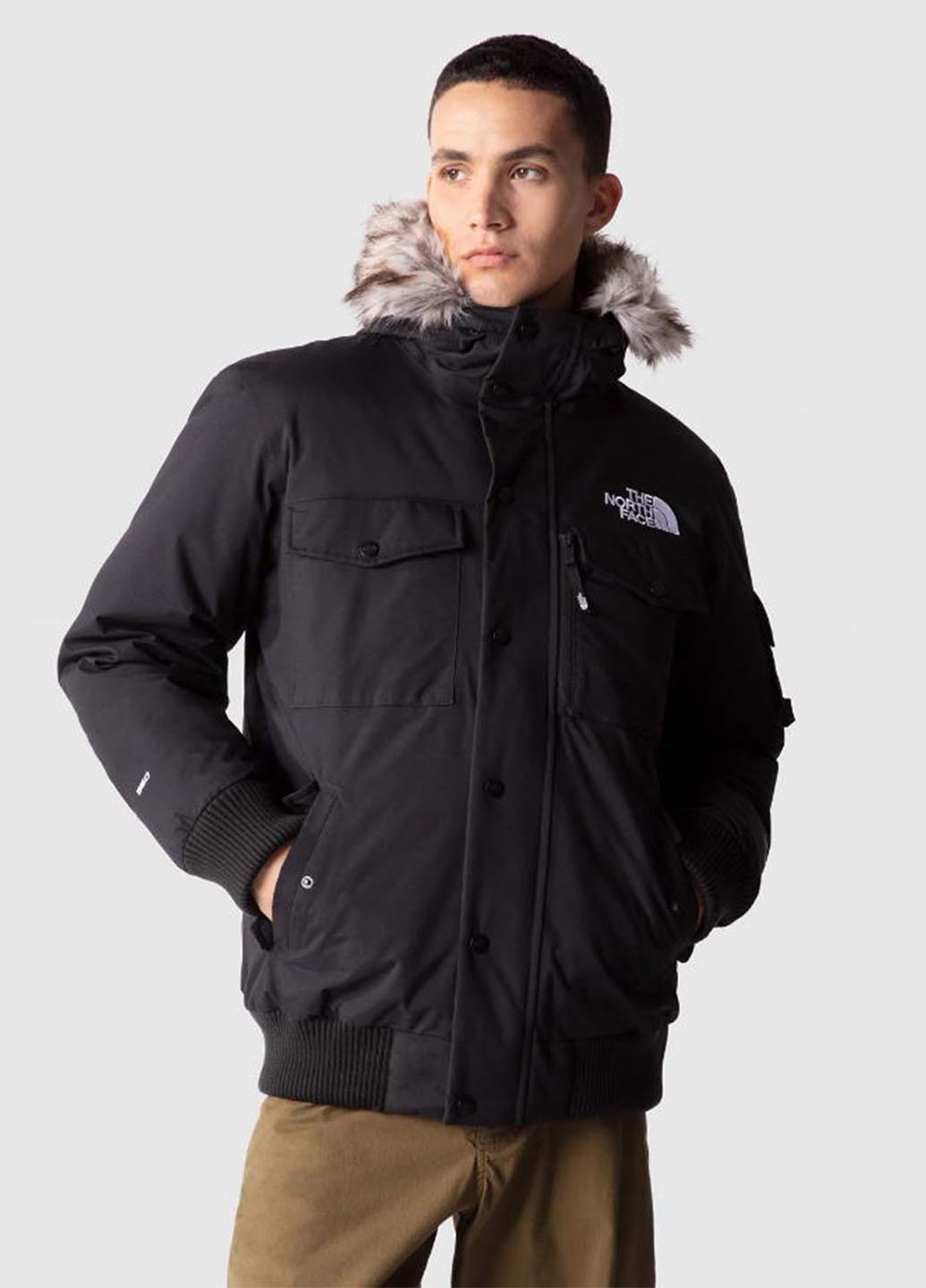Черная зимняя куртка The North Face NF0A4M8FJK31