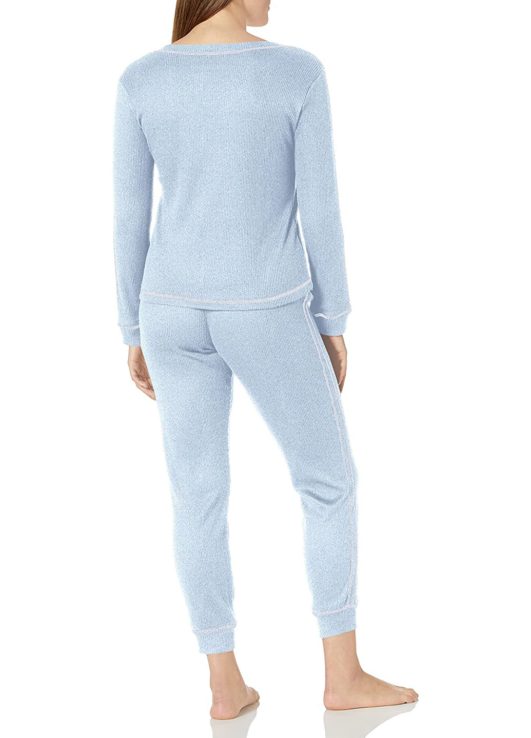 Блакитна всесезон піжама (лонгслів, штани) лонгслив + брюки Tommy Hilfiger