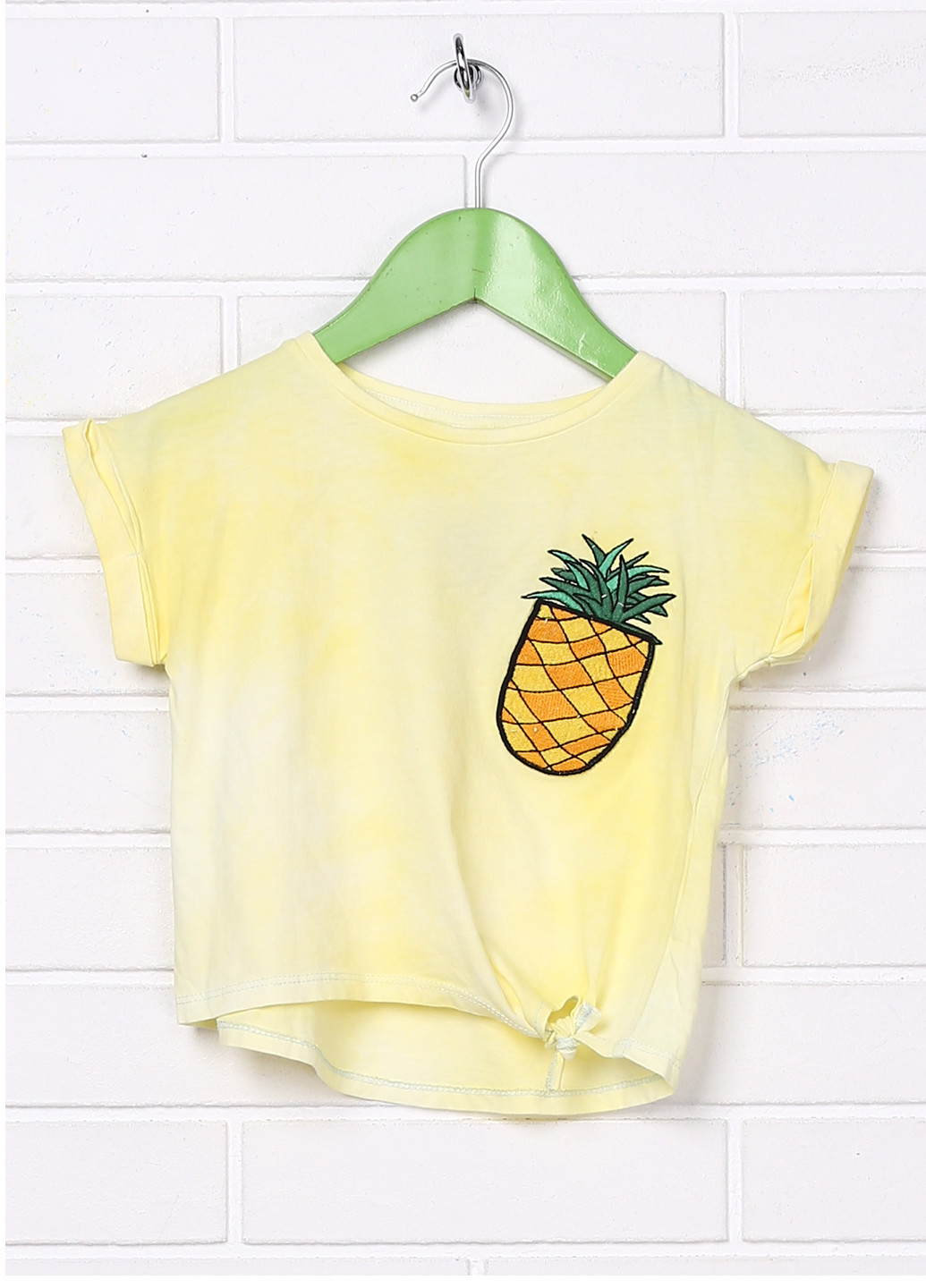 Жовта літня футболка з коротким рукавом Brand