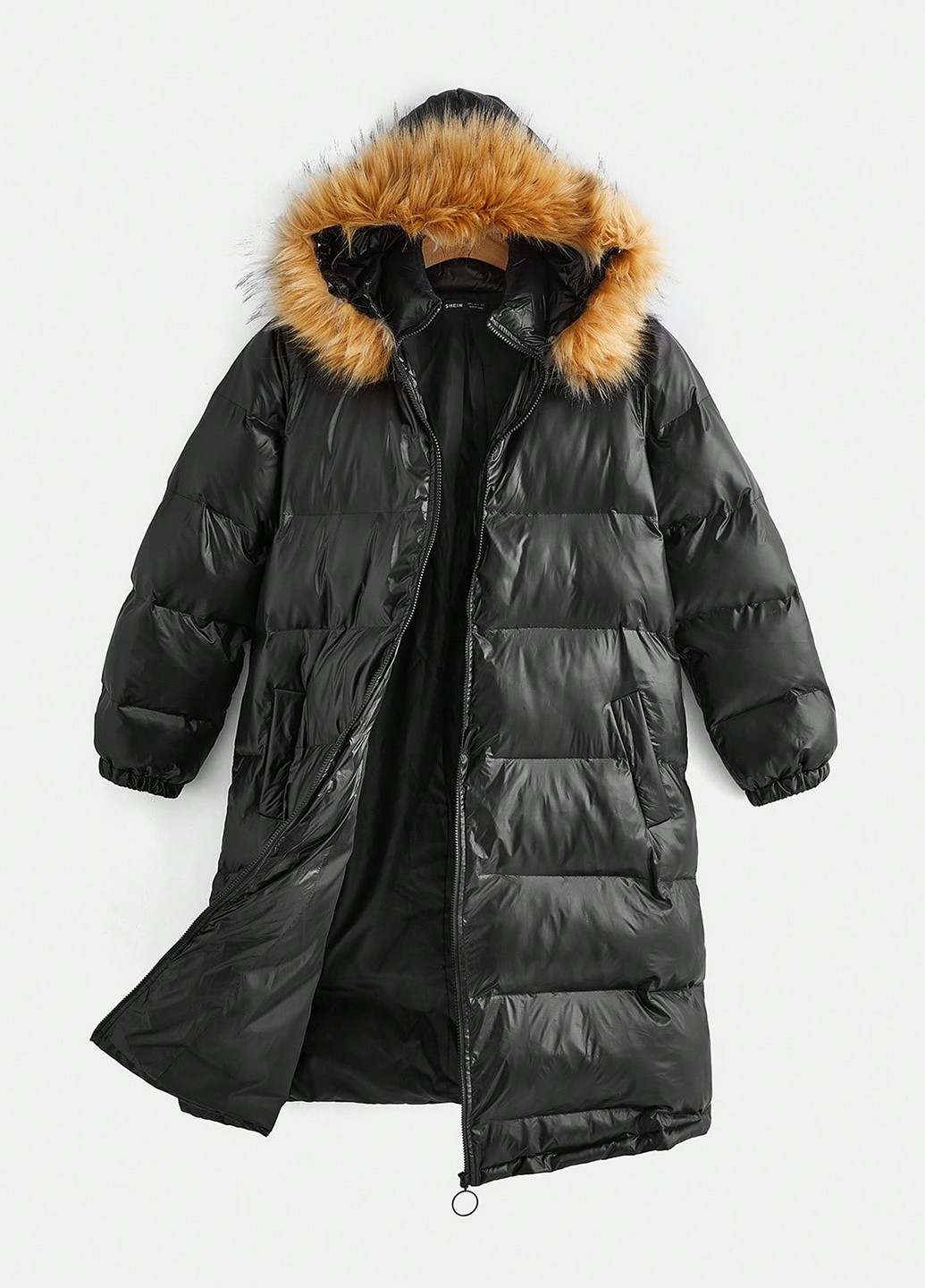 Чорна демісезонна куртка SHEIN
