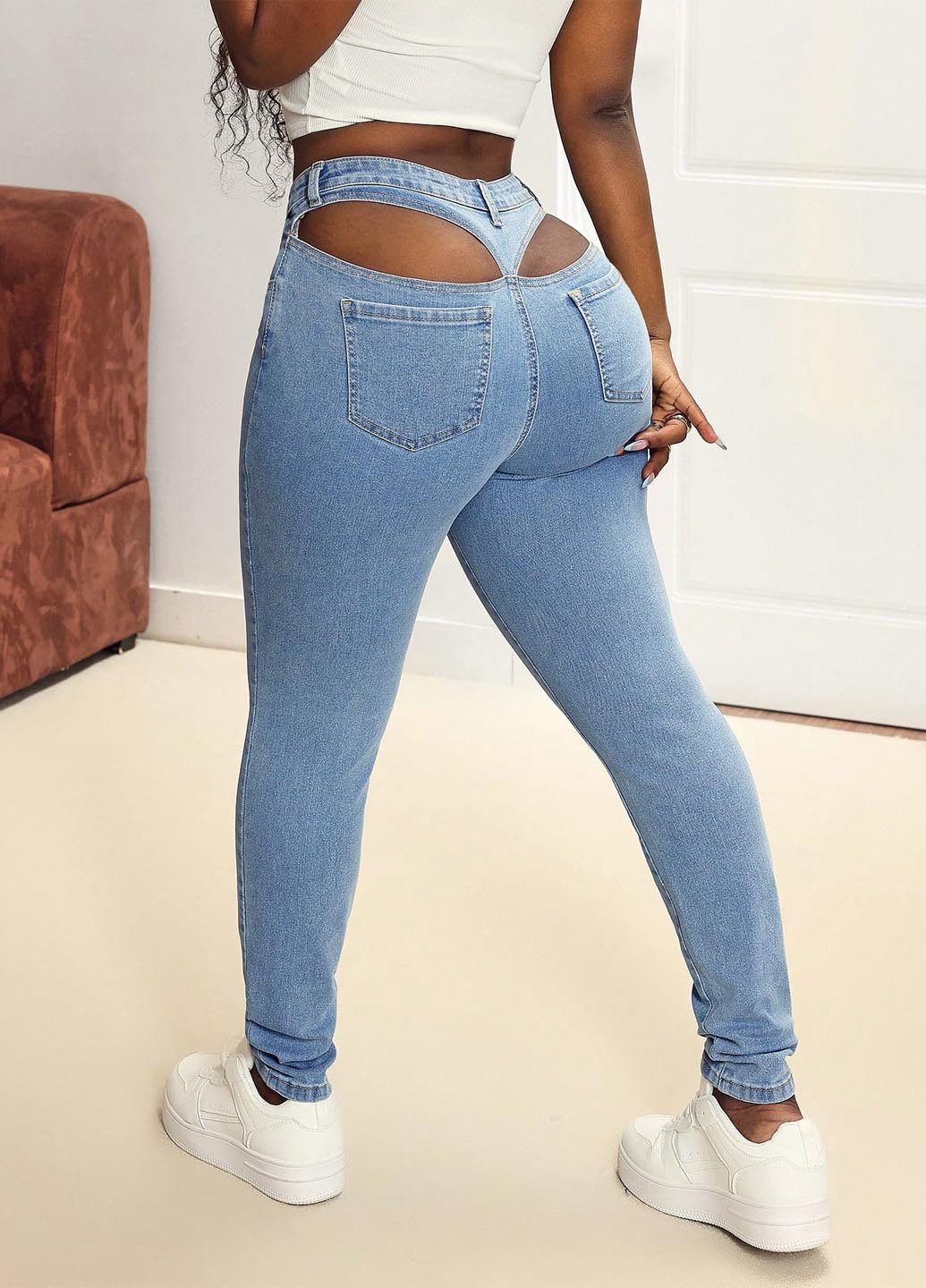 Джинси SHEIN - (344466392)