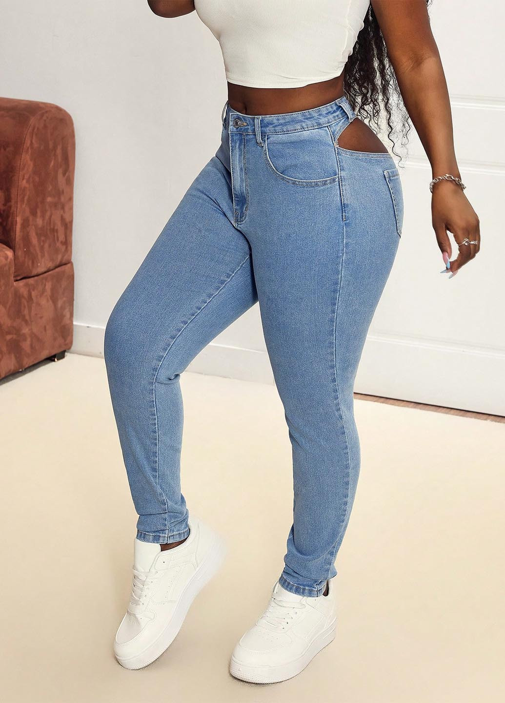 Джинси SHEIN - (344466392)