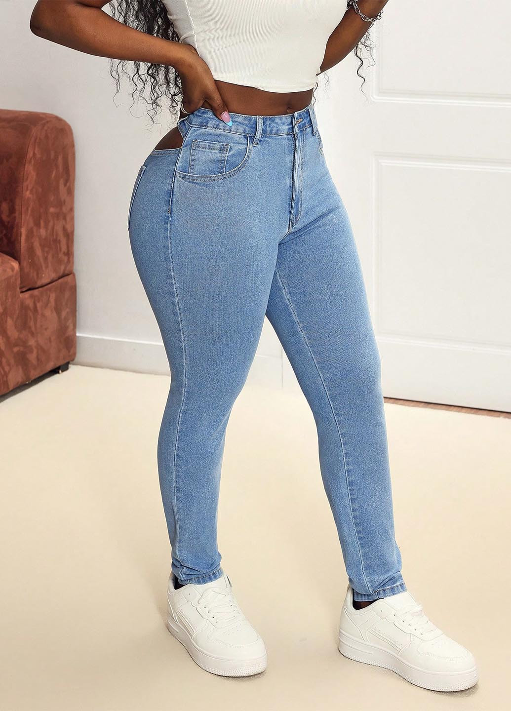 Джинси SHEIN - (344466392)