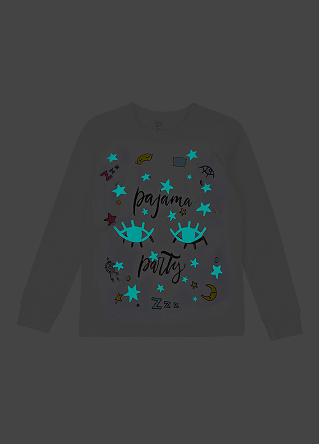 Комбинированная всесезон пижама (лонгслив, брюки) лонгслив + брюки Garnamama