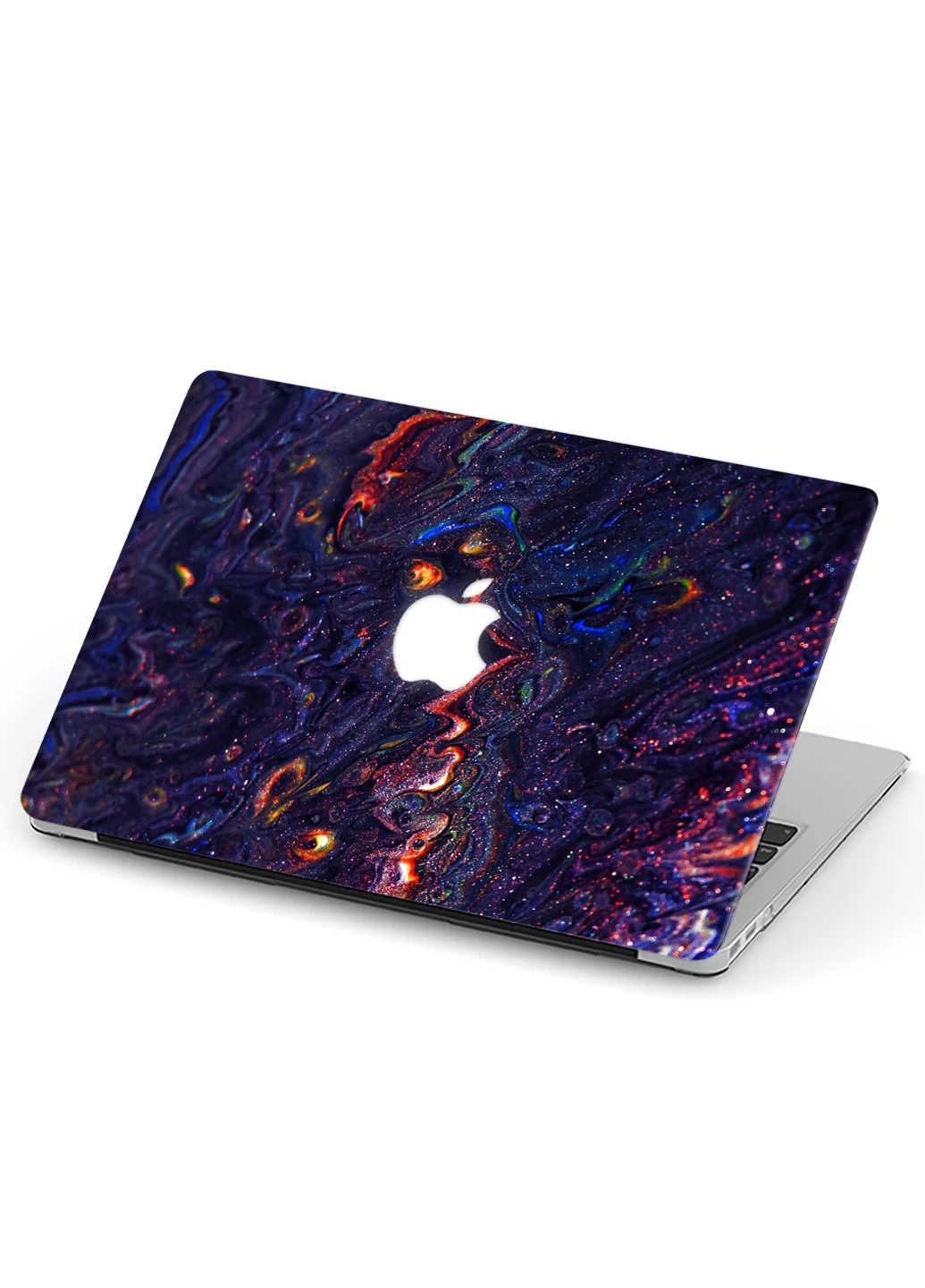 Чехол пластиковый для Apple MacBook Pro 13 A1278 Темно-фиолетовый глиттер (6347-2384) MobiPrint (218867308)