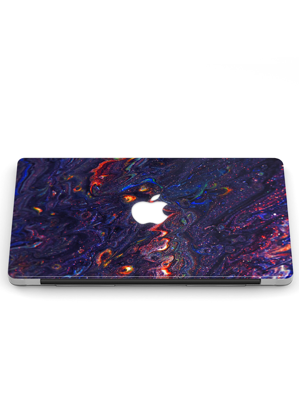 Чехол пластиковый для Apple MacBook Pro 13 A1278 Темно-фиолетовый глиттер (6347-2384) MobiPrint (218867308)