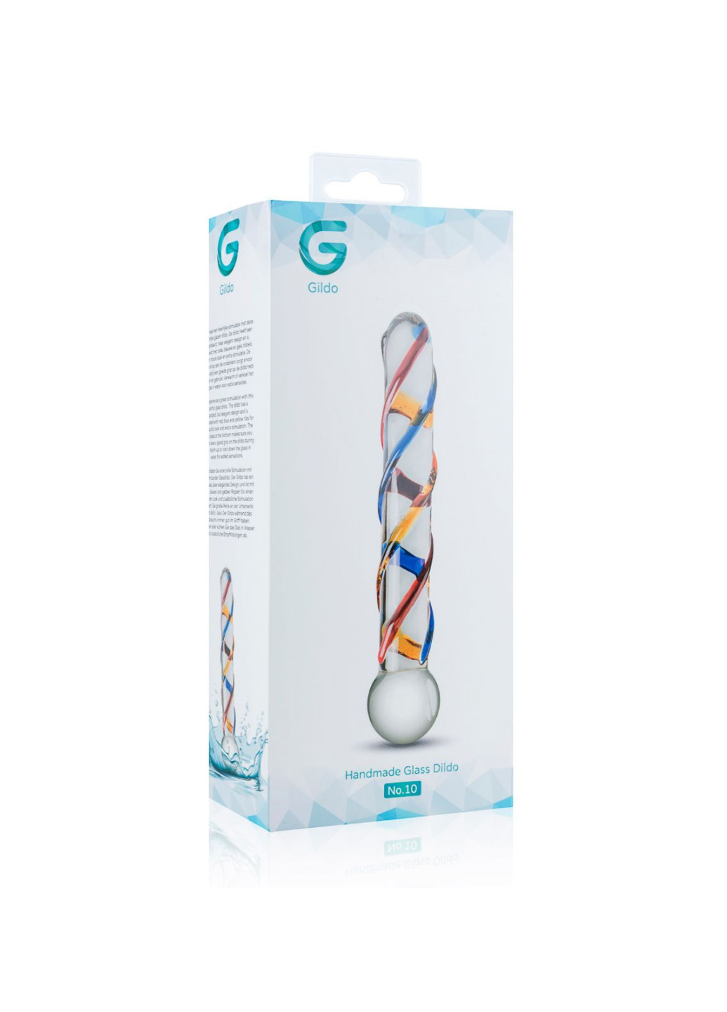 Скляний дилдо Glass Dildo No. 10 Gildo (251963959)
