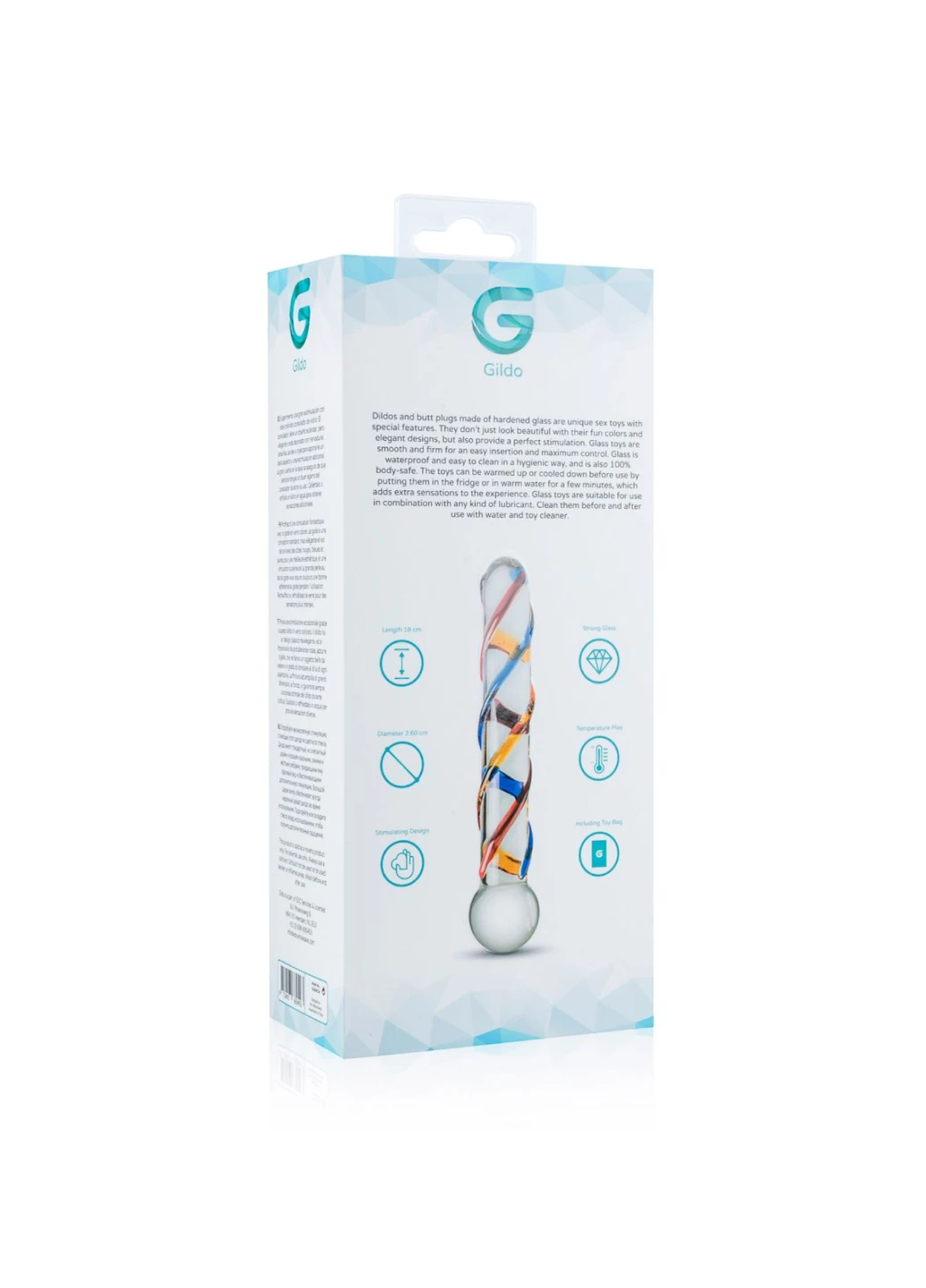 Скляний дилдо Glass Dildo No. 10 Gildo (251963959)