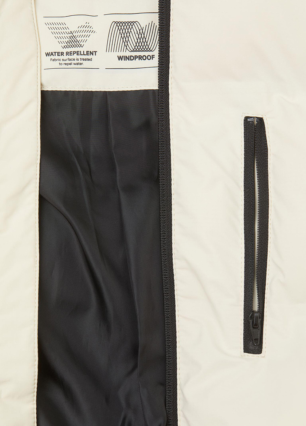 Молочная демисезонная куртка H&M