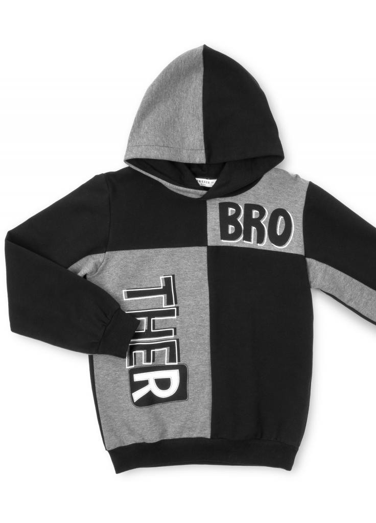 Кофта з капюшоном (13814-128B-black) Breeze (202365255)