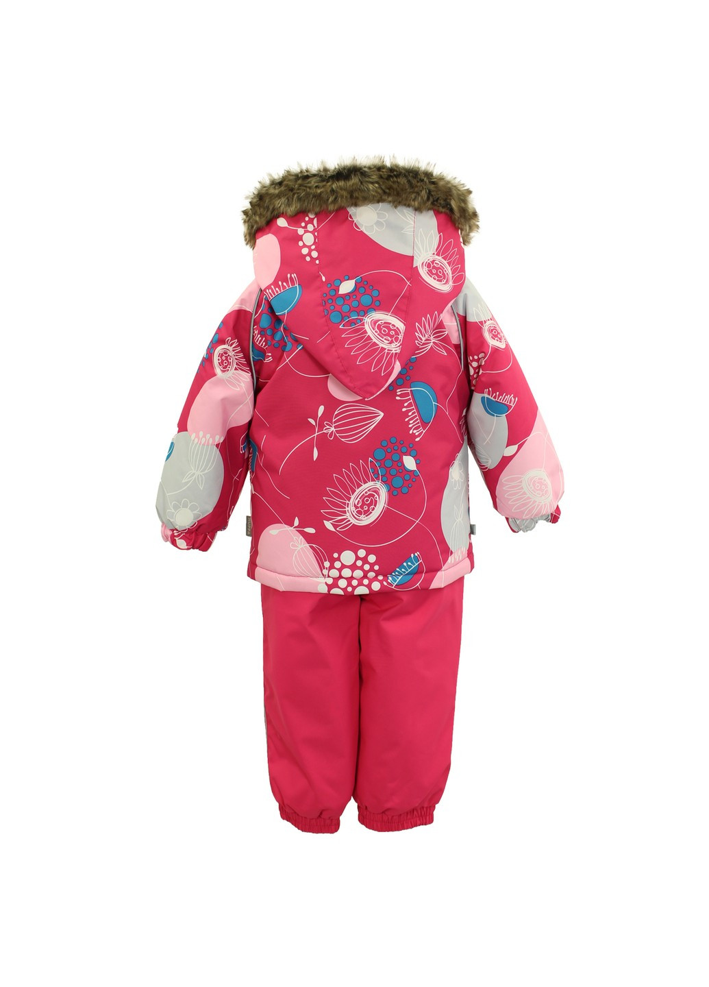 Фуксиновый зимний комплект зимний (куртка + полукомбинезон) avery Huppa