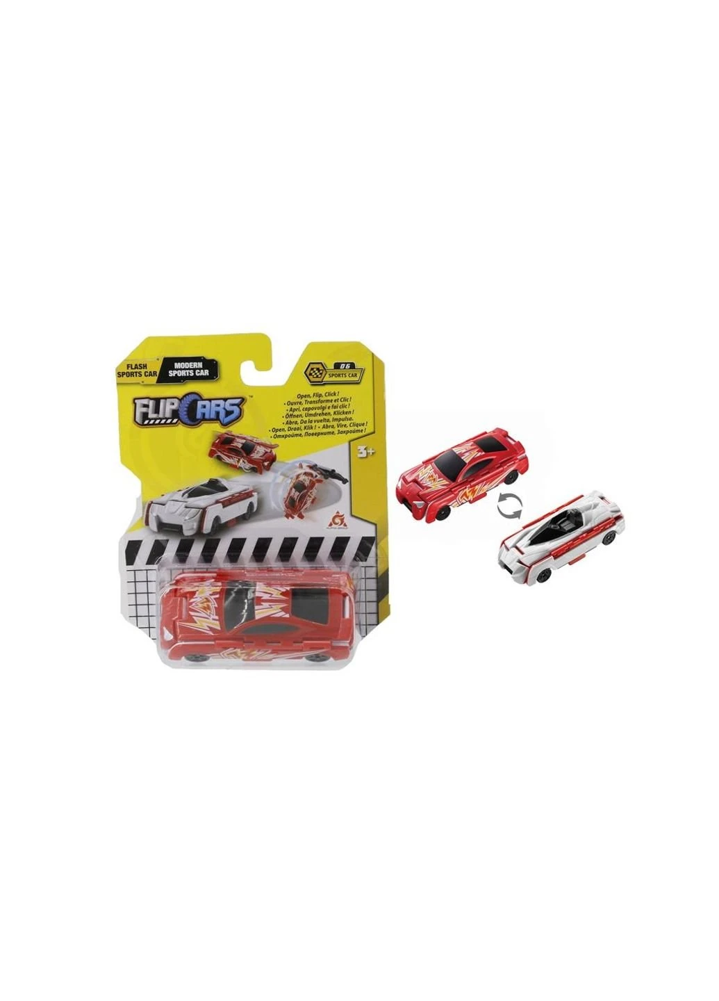 Машина Flip Cars 2 в 1 Спорткар молния и Современный спортивный (EU463875B-06) No Brand (254065820)