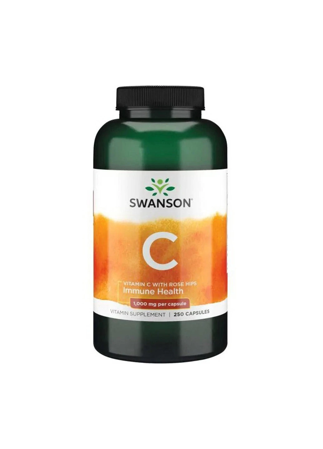 Витамин C Vitamin C With Rose Hips 250 капсул Swanson (255408002)