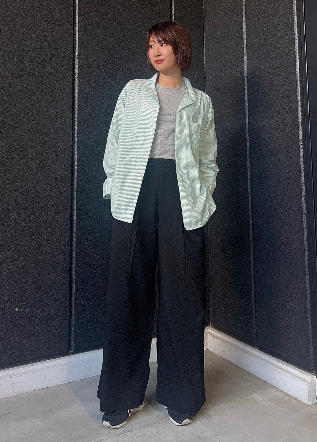 Светло-зеленая всесезон пижама (рубашка, шорты) рубашка + шорты Uniqlo