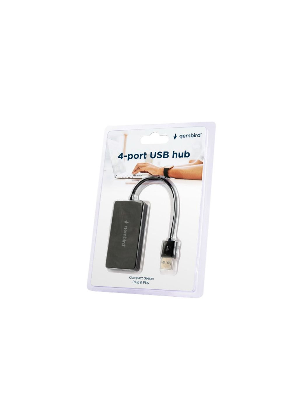 Концентратор USB 2.0 х 4 (UHB-U2P4-04) Gembird (250125760)