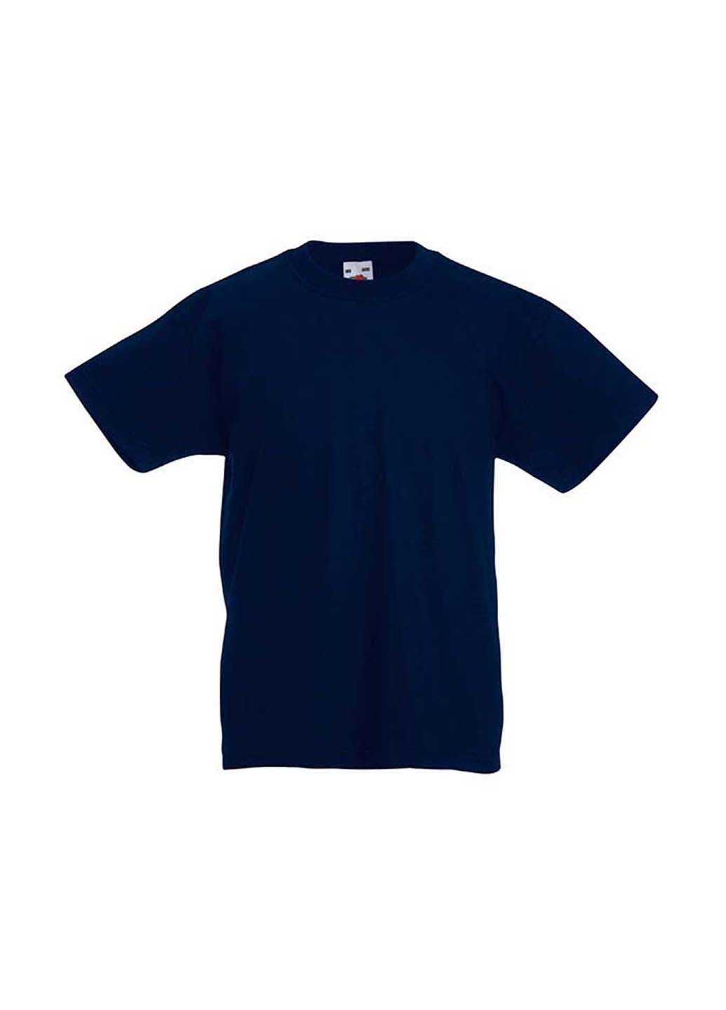 Темно-синяя демисезонная футболка Fruit of the Loom 0610190AZ164
