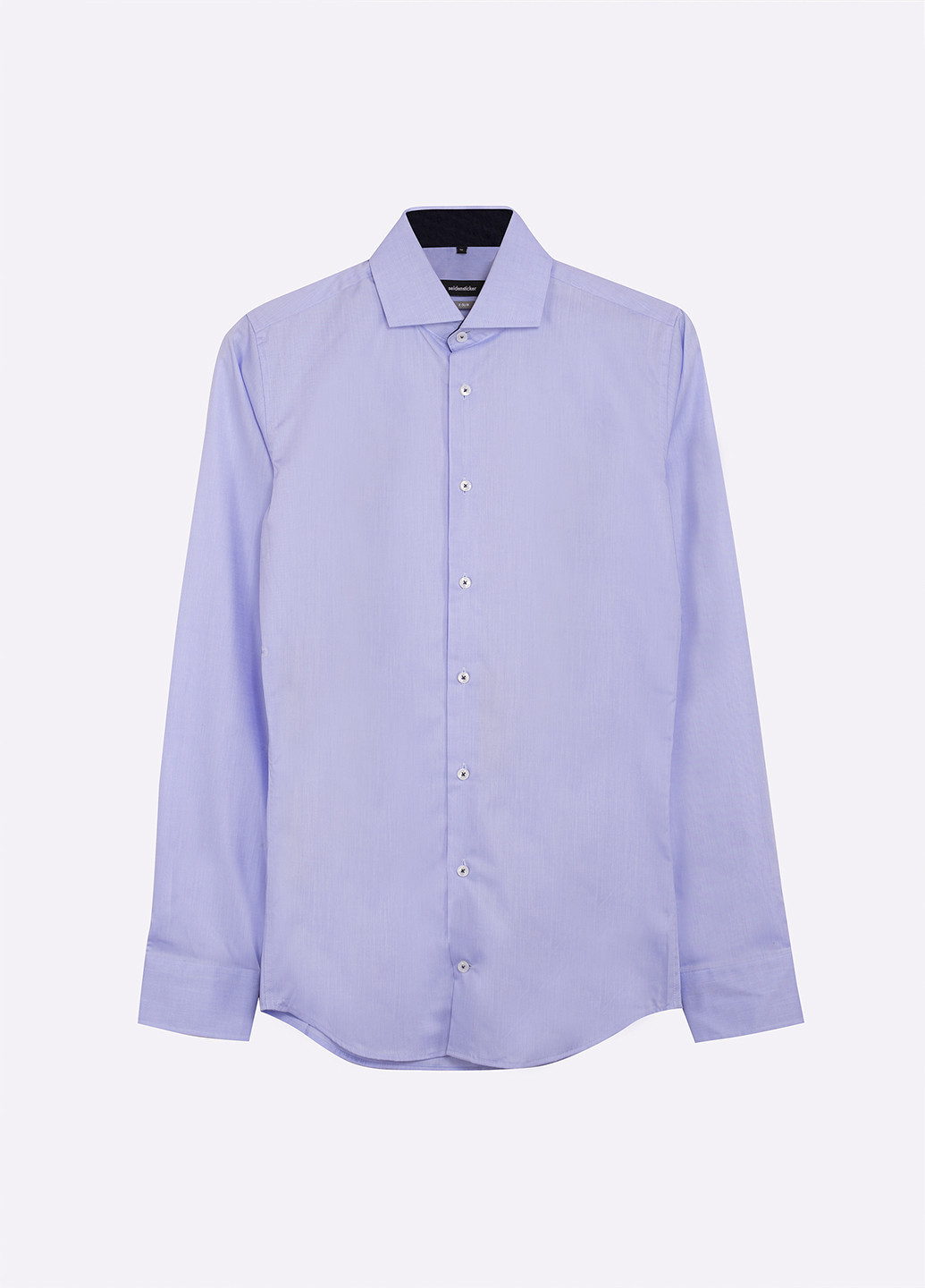 Лиловая кэжуал рубашка однотонная Seidensticker