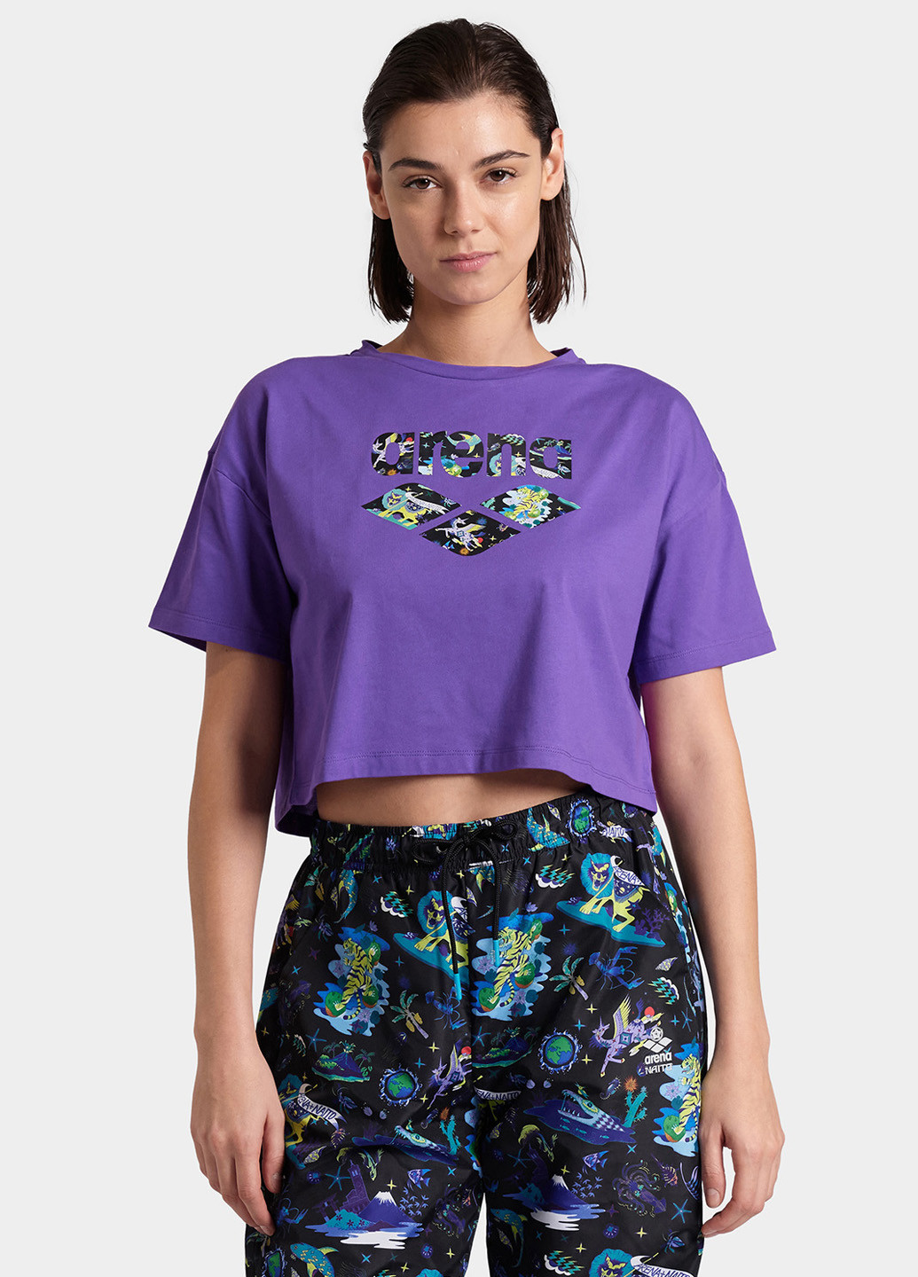 Топ Arena FUN PLANET CROP TEE (298379960)
